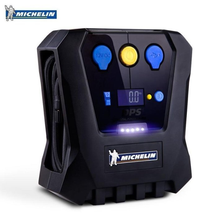 MICHELIN 米其林 打氣機 胎壓預設 4398ML 打足即停12266 USB 12V