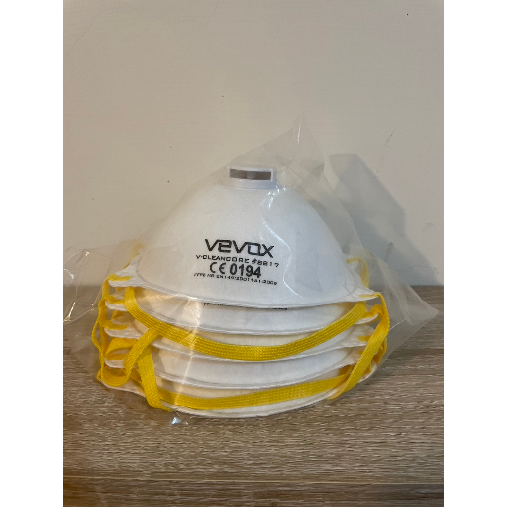 Vevox 頭戴式 口罩 防塵口罩 FFP2等級 CE0194 來自德國