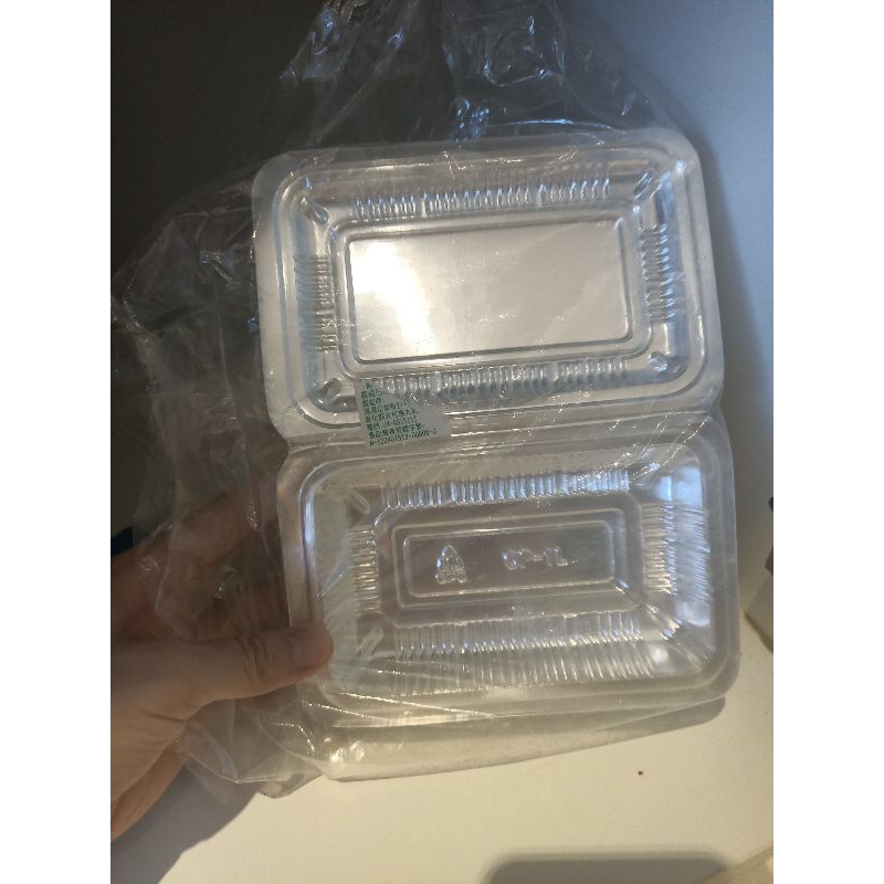 已拆，見商品描述/塑膠小菜盒 塑膠透明盒 小菜盒 滷味盒 餛飩盒