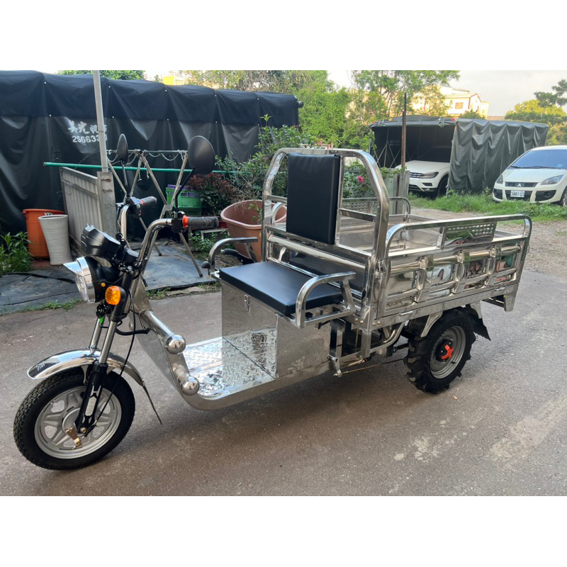 哈2嘟嘟車🛺不鏽鋼電動三輪車 行動餐車 行動咖啡車