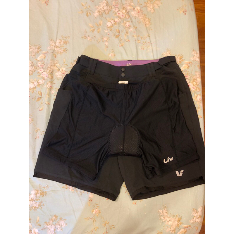 🉐️捷安特 LIV ACTIVO BAGGY SHORTS 女性兩件式短車褲 女性專用褲墊 車褲