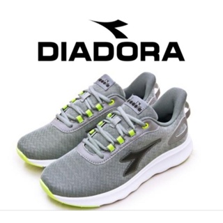 【DIADORA】男 迪亞多那 輕量透氣 回彈緩震運動慢跑鞋(灰黑綠 73163)
