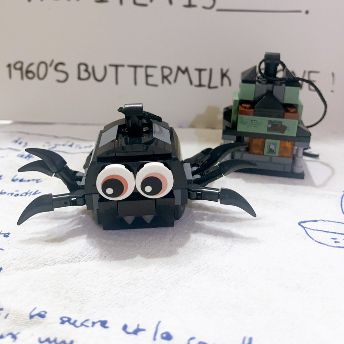 二手現貨(已組裝) 實圖 樂高 LEGO40493蜘蛛+鬼屋40351萬聖節幽靈40350 復活節小雞