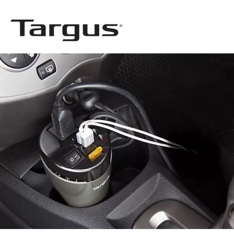 Targus 泰格斯》APV019 車用150W電源插座+USB快充座