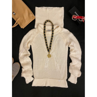 Chanel 香奈兒 白色 脖圍 毛衣／LV 粉色 Cashmere 羊毛外套／黑白 愛心 大蝴蝶結 針織 洋裝