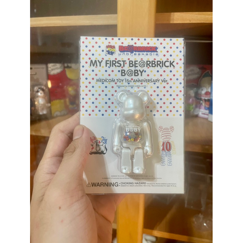 Be@rbrick 100% 稀有10週年白千秋吊卡