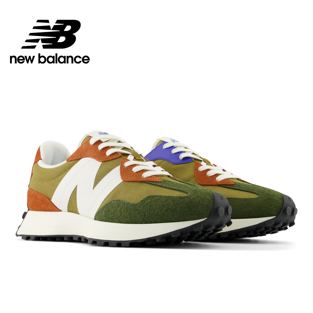 【New Balance】 NB 復古運動鞋_中性_綠棕色_MS327HC-D楦 327