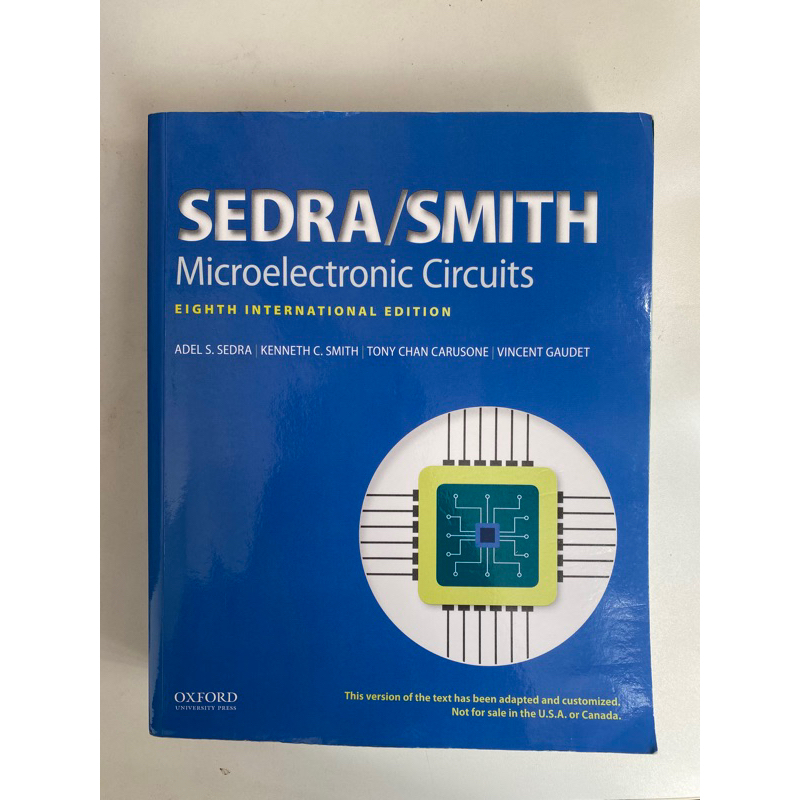 二手 SEDRA/SMITH Microelectronics Circuits 8/e電子學第八版