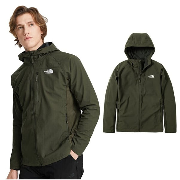 【美國 The North Face】送》男 款防水保暖透氣連帽外套 登山風雨衣 風衣 運動夾克 防雪_4R2B