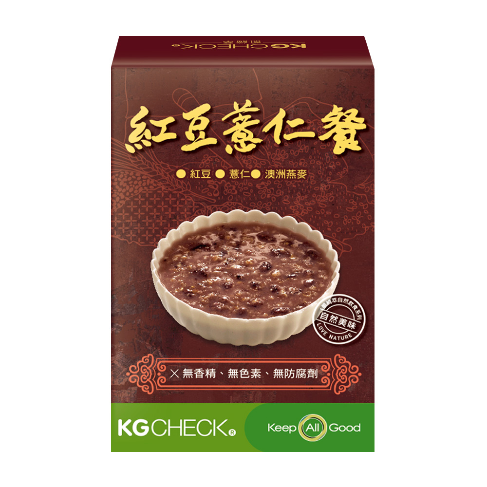 【聯華食品 KGCHECK】紅豆薏仁餐(6包/盒)｜澳洲燕麥x無添加(全素)｜超取限購24盒