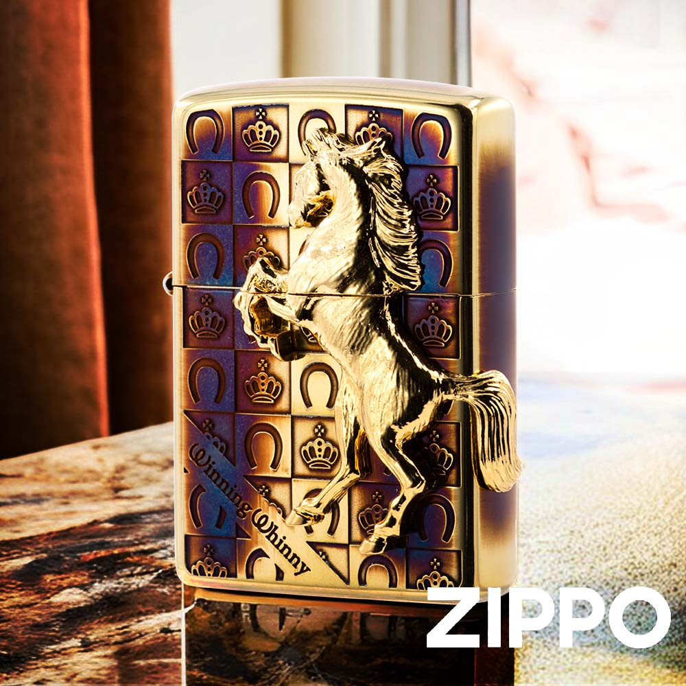 ZIPPO 尊爵皇冠鐵騎(燻黑金)防風打火機 日本設計 官方正版 現貨 限量 禮物 送禮 終身保固 ZA-5-3C