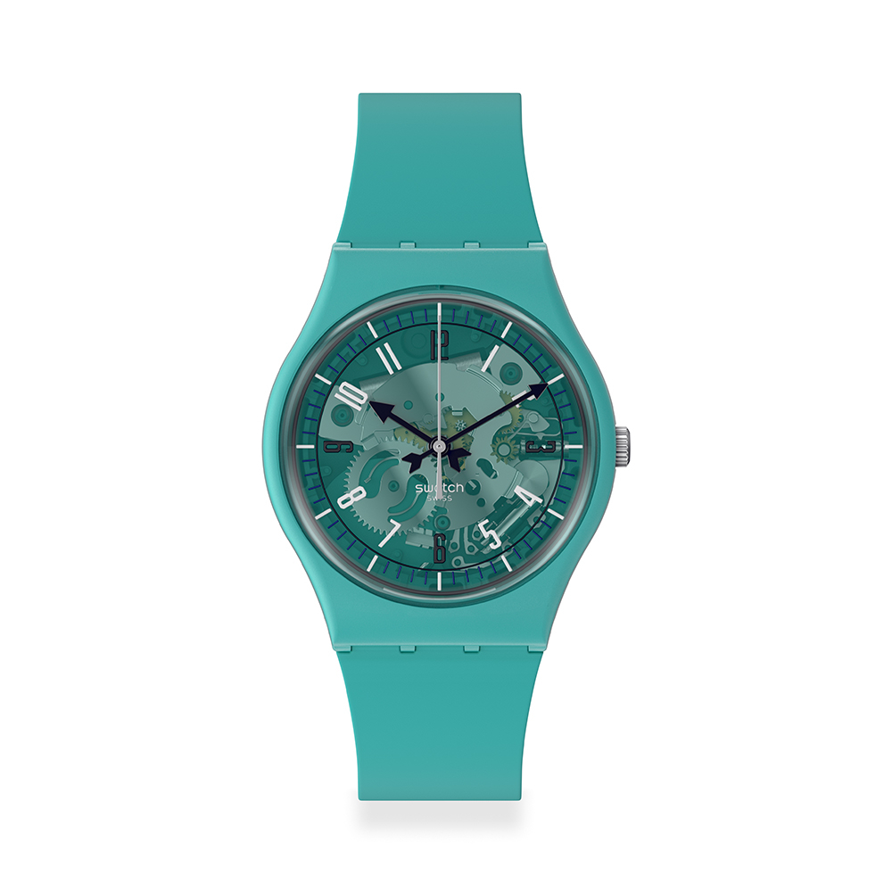 【SWATCH】Gent 原創系列手錶 PHOTONIC TURQUO (34mm) 男錶 女錶 手錶 SO28G108
