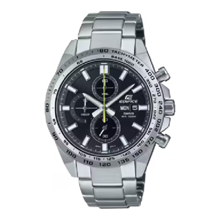 CASIO卡西歐 EDIFICE EFR-574D-1AV 動感前衛風格時尚日期顯示腕錶 黑 42.3mm