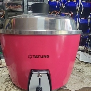 大同6人份電鍋粉紅色 不鏽鋼鍋蓋 賣家保固一年