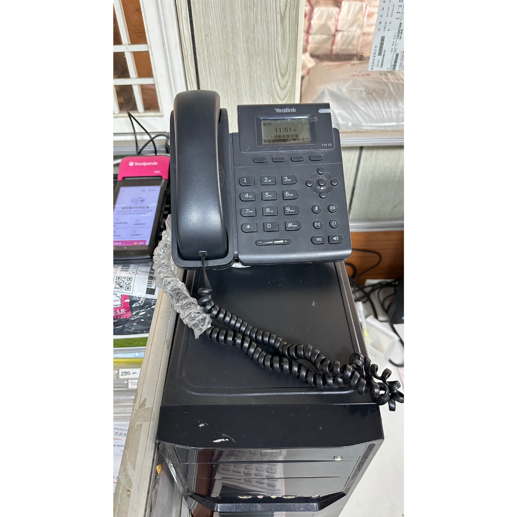 二手 原廠 Yealink  T19P E2 VoIP網路電話機 SIP IP Phone