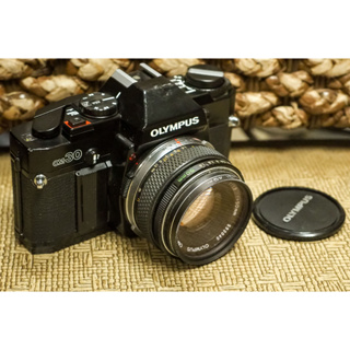 olympus om30 底片相機 50mm f1.8 大光圈鏡頭 全機械 半自動相機