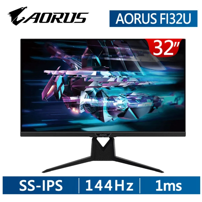 螢幕--全新品請先洽詢庫存 限時9/20~10/31自取19600現金含稅 技嘉 AORUS FI32U