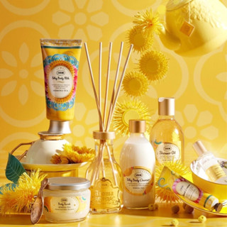 🦄【現貨】SABON 茗金合歡系列 磨砂膏禮盒 沐浴油 絲綢身體乳