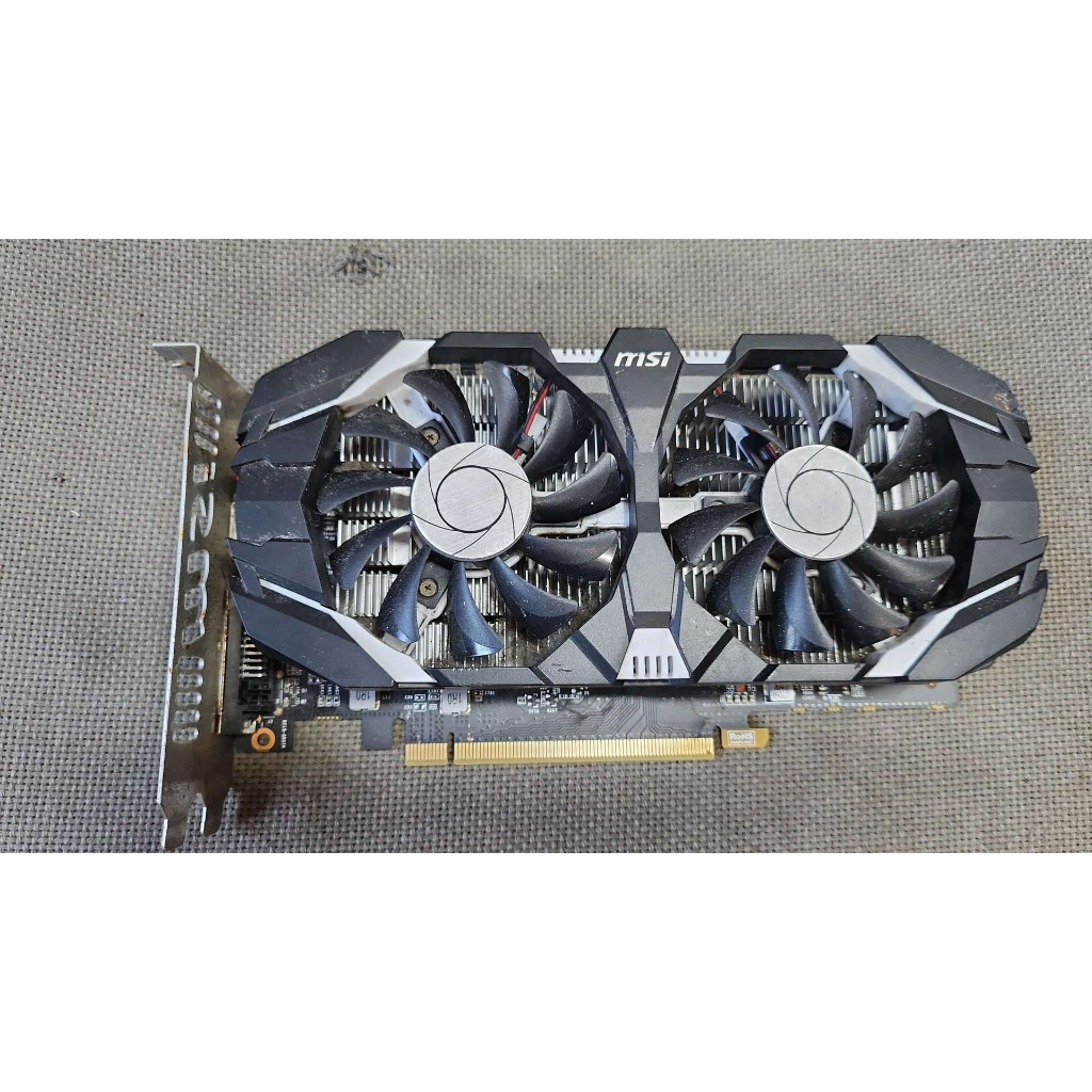 含稅 微星 GTX 1050 TI 4GT OC 4GB 4G．保固1個月 08V463