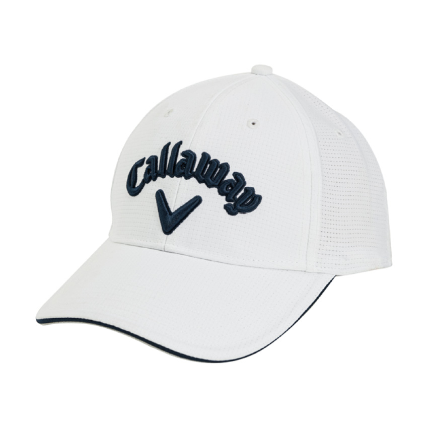 【Callaway 卡拉威】BASIC CAP 高爾夫棒球帽 白色 5222686