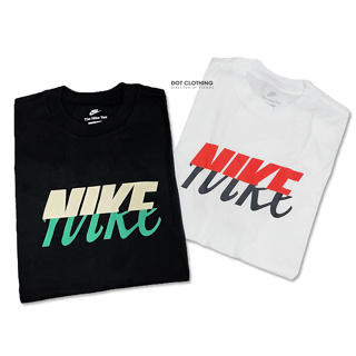 NIKE NSW TEE 草寫 字母 拼接 短T 黑綠 白橘 FD1287-100 FD1287-010 DOT聚點