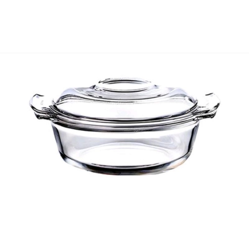 betty小豬-全新韓國Glasslock可微波玻璃碗(含蓋子) 1030ml/耐熱玻璃保鮮盒/泡麵碗/拉麵碗