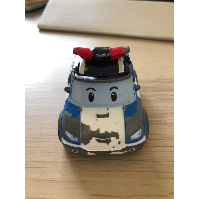 二手 波力 玩具車 警車(鐵製款)