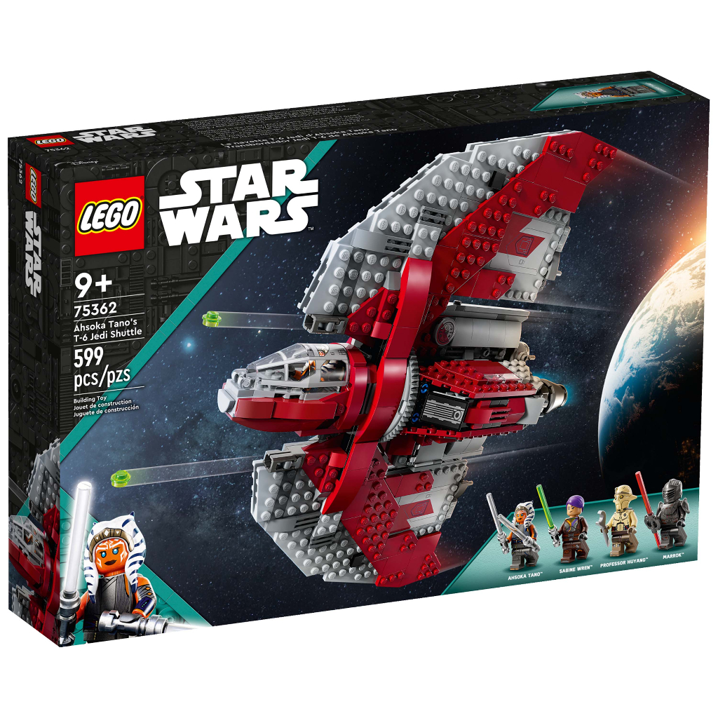 ［想樂］『店面$2535』全新 樂高 LEGO 75362 Star Wars 星際大戰 亞蘇卡譚諾的 T-6 絕地穿梭機