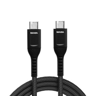 MAXIA USB C-C編織快充數據線/ 150cm/ MQC-310/ 黑 eslite誠品