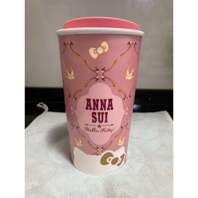 7-11 ANNA SUI x Hello Kitty 雙層陶瓷馬克杯 熱氣球款