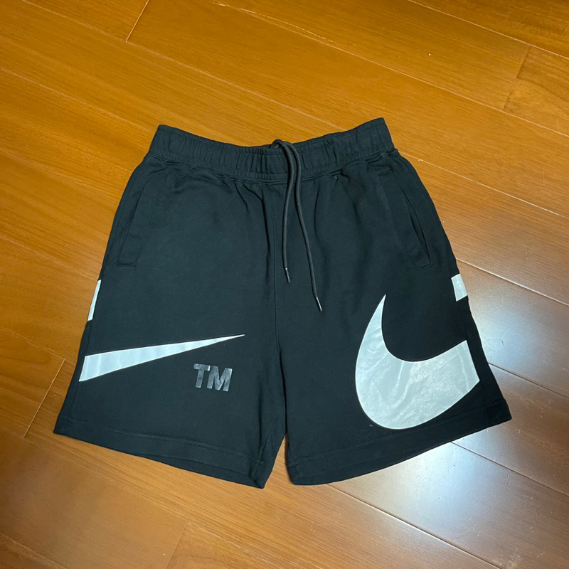 (Size m) Nike 大Logo 短棉褲  （H中抽）