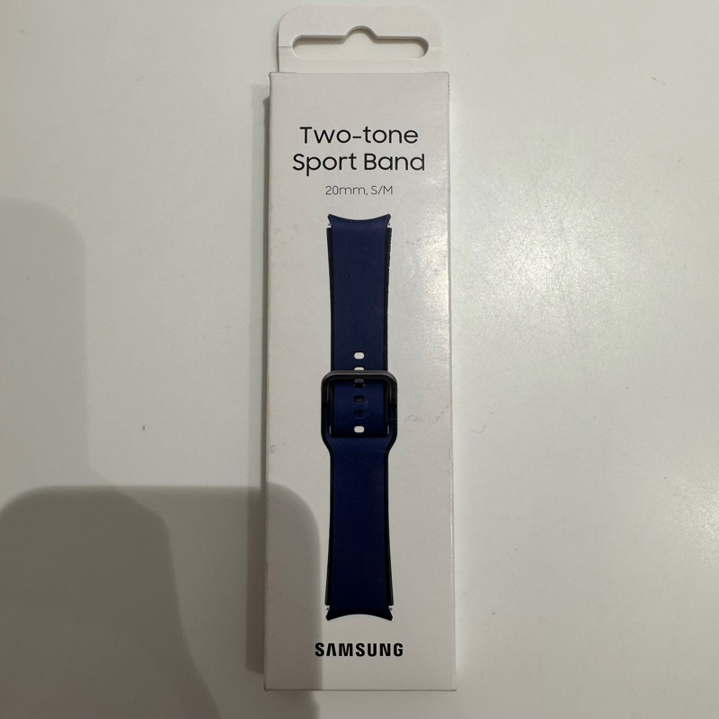 SAMSUNG Galaxy Watch5 雙色運動錶帶 S/M 藍色 ET-STR90 原廠錶帶