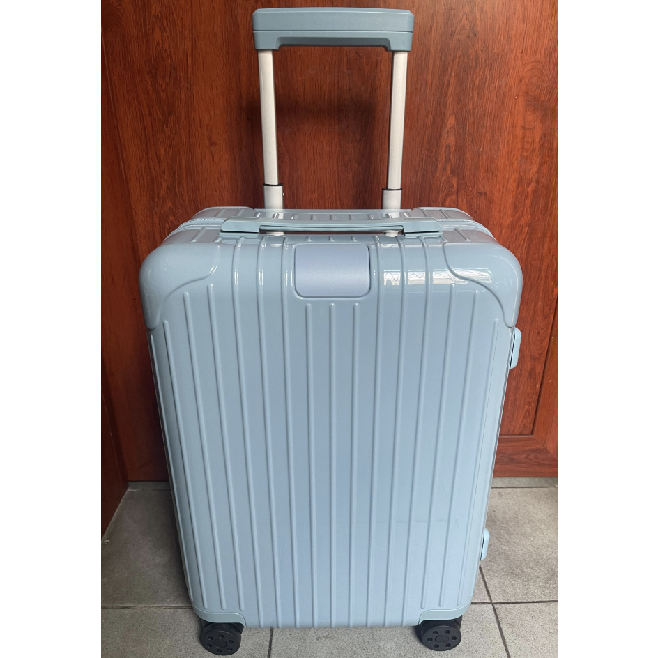 藍色 20寸 塑膠材質 普通款式行李箱 登機箱 拉桿箱