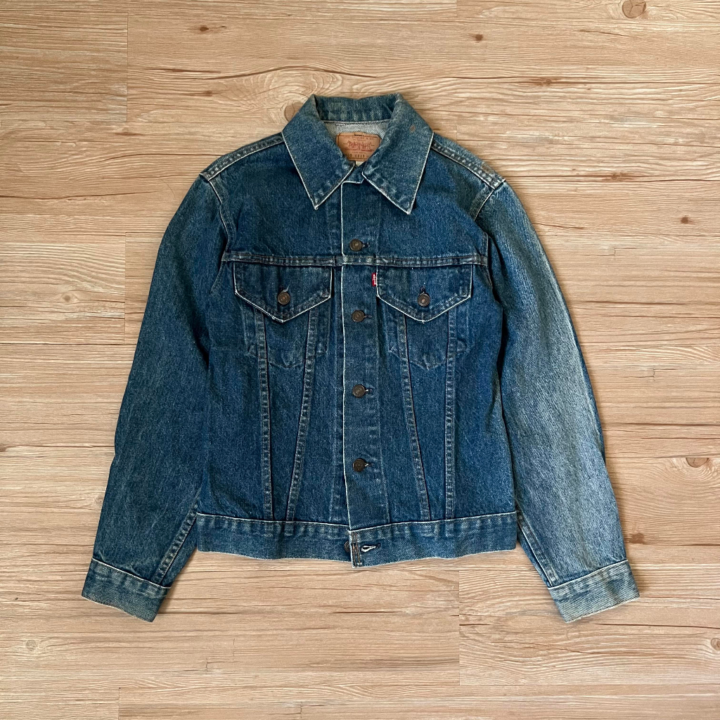 Levis denim jacket vintage 80s 70505-0217 美國製 水洗 牛仔 丹寧 外套 夾克