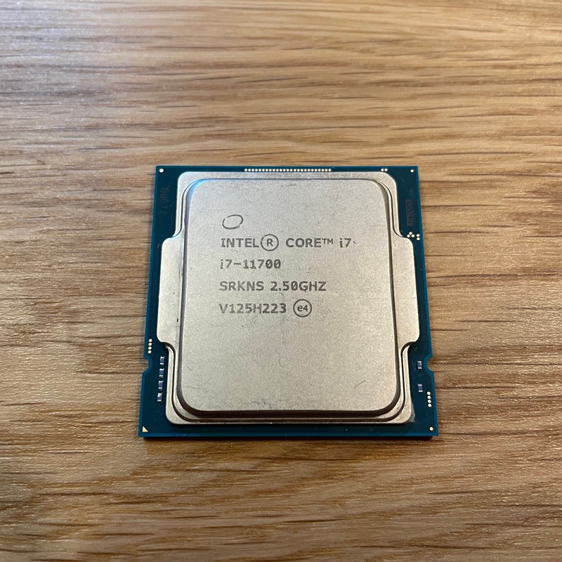 Intel 英特爾 CPU 處理器 桌機 i7-11700 core i7 11700 十一代 SRKNS 新機即拆美品