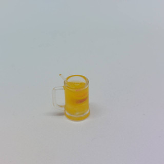 🎀臺灣製造/現貨🎀袖珍迷你模型--柳橙/奇異果 果汁杯(附吸管)