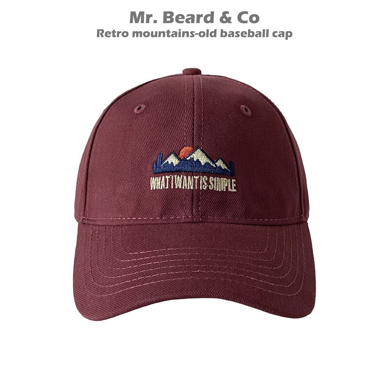 【MBC】復古 戶外 山岳Logo 棒球帽 五色 經典老帽