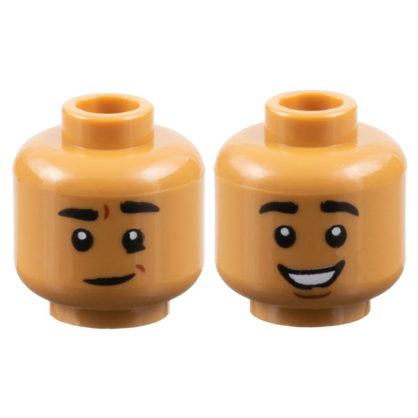 磚家 LEGO 樂高 中間牛奶糖色 人偶 頭 Head 3626 3626cpb2831 21337 76261