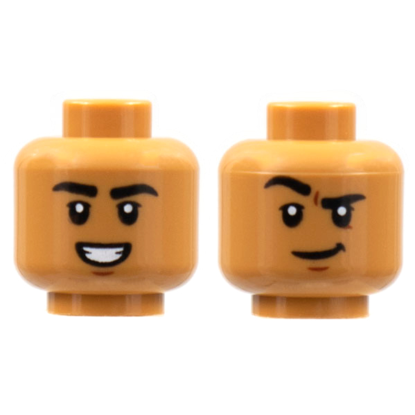 磚家 LEGO 樂高 中間牛奶糖色 人偶 頭 Head 3626 3626cpb2884 75348 76146