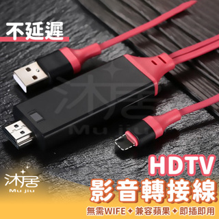 【沐居】電視棒 手機轉接電視iphone HDMI轉接線 影音轉接線 HDMI線 電視線 電視轉接線 同屏 轉接器