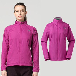 【美國 The North Face】零碼特價》女 款防風透氣防潑水連帽防曬外套 運動夾克 排汗風衣 北面北臉_3GEJ