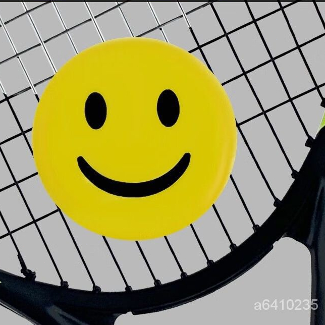 優選好物 網球拍避震器網球防震器減震器笑臉網壁球拍配件硅膠防震器可愛 2GWH