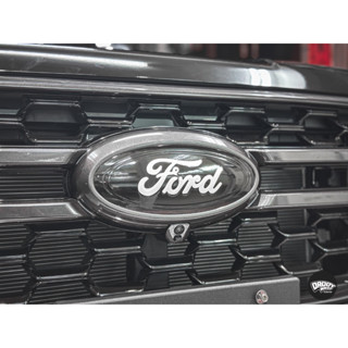 [老爸包膜店] FORD 福特 Ranger 2023新款 前後車標 (一對) 改色 改裝 卡夢 電腦裁切