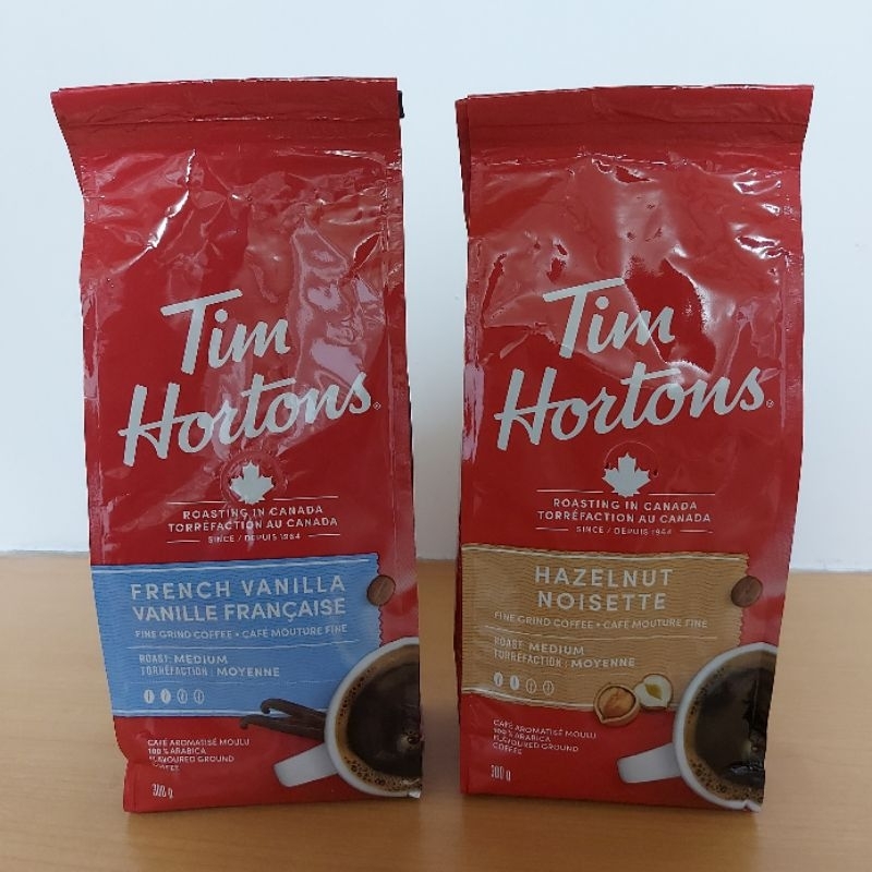 (在台現貨) 加拿大知名 Tim Hortons 研磨咖啡 咖啡豆  袋裝300g