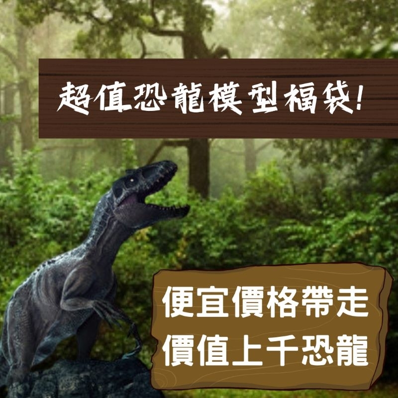 【超值恐龍福袋】用超便宜的價格帶走精緻恐龍模型吧！