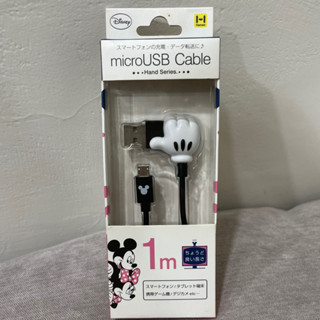 現貨 日貨 日本 米奇充電線 micro USB 充電傳輸線 htc充電線 Mickey disney 安卓 數據線