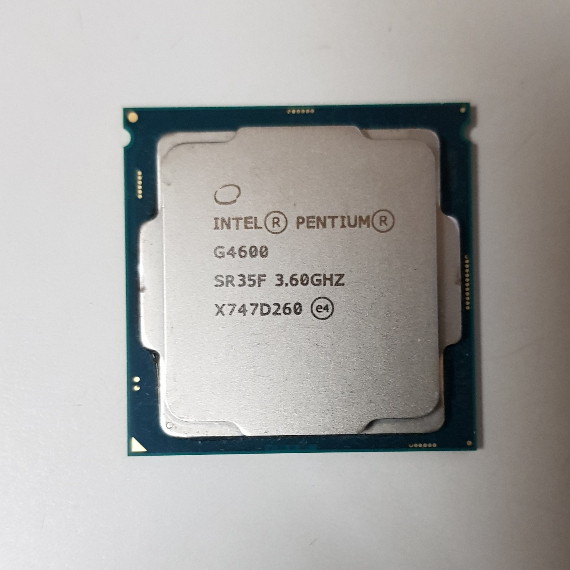 Intel PENTIUM G4600 CPU 1151腳位 七代 處理器 附原廠鋁底散熱風扇 2手良品