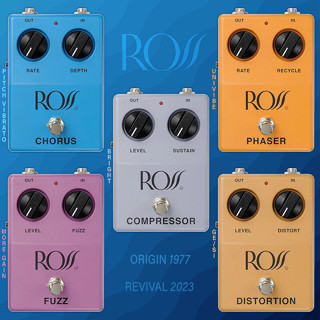 【搖滾玩家樂器】全新 公司貨 ROSS Electronics 電吉他 破音 壓縮 合聲 FUZZ 相位 單顆 效果器
