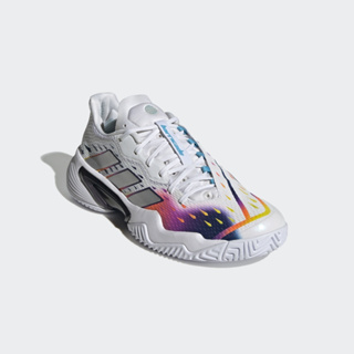 #TripleC代購 adidas 網球鞋 Barricade W 白 銀 女鞋 Bounce 運動鞋 GW3817