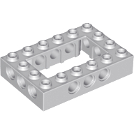 LEGO 樂高 32531 40344 淺灰色 4X6 長方形孔磚 科技 4211716
